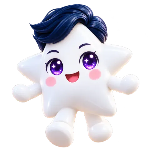 TALENTIAの青の髪の基本キャラクター